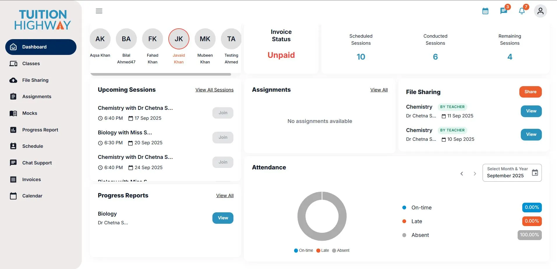 Tuition Highway - LMS System